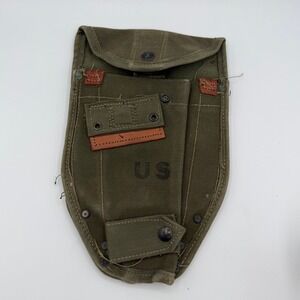 Vintage WWII US Army Canvas Ammo Pouch Utility Field Gear Original